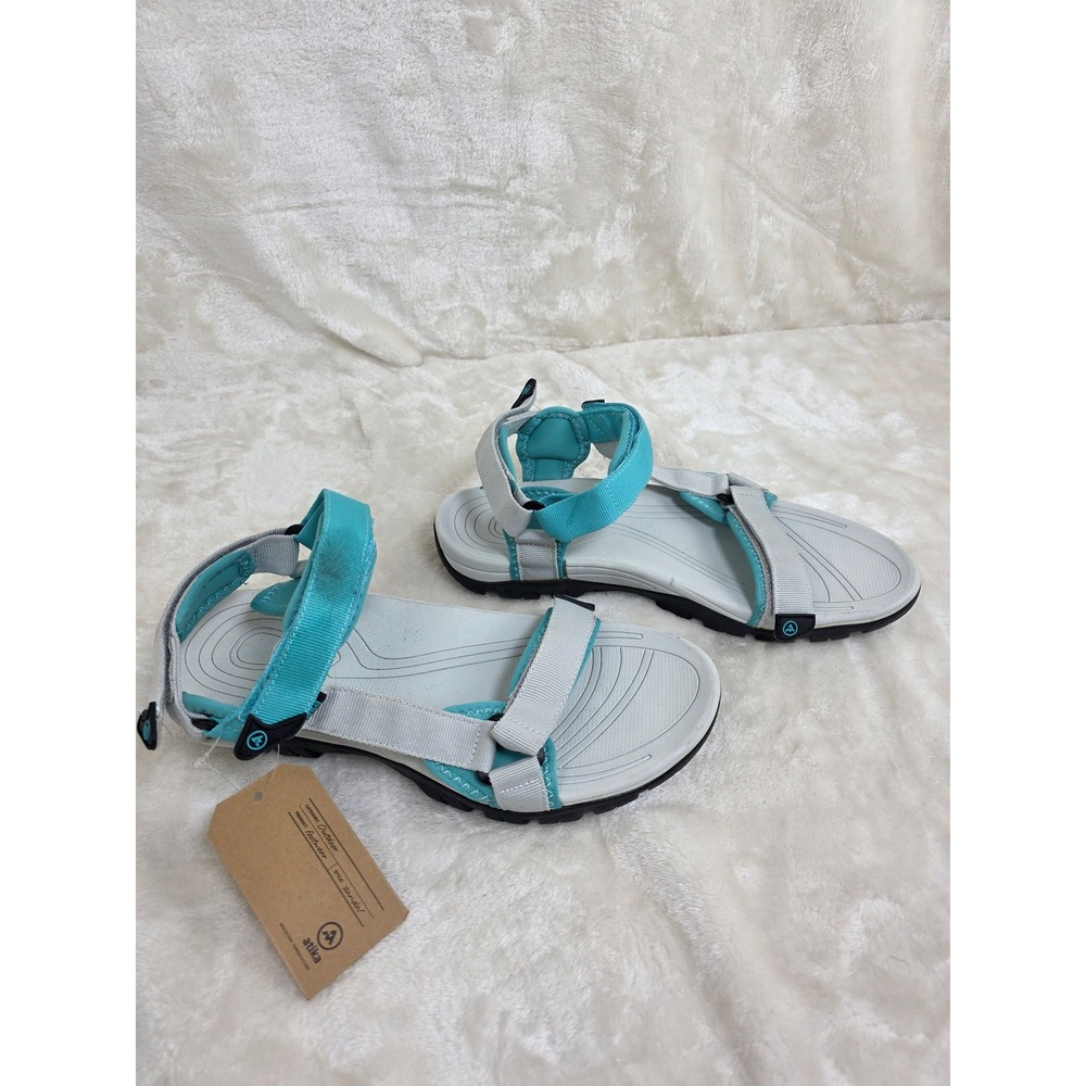 Atika Outdoor Women's‎ Teal Gray Sport Sandals Water Shoes Walking Size 11
